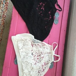 Pair of Torrid Bralettes Lace Bras Size 3